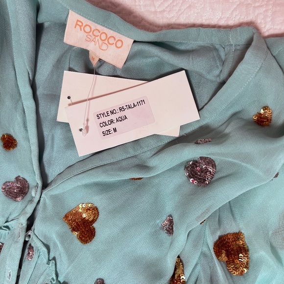 ROCOCO SANDS Tala Maxi Dress Aqua - Picture 8 of 11